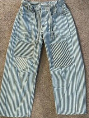 Free People Moxie Railroad Low Slung Jeans. Size 30